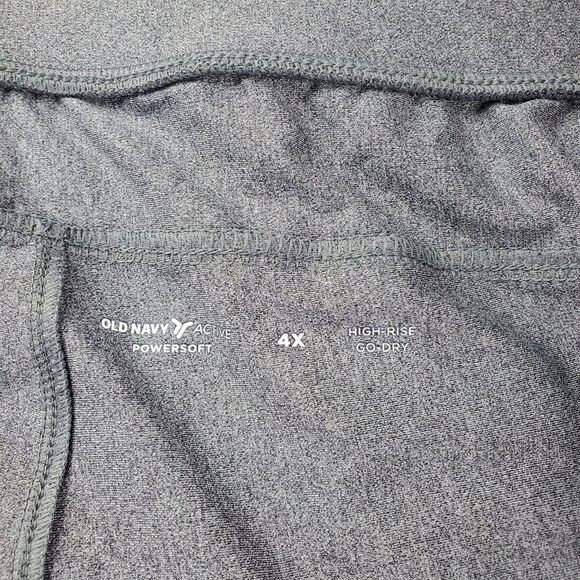 Old Navy High-Waisted PowerSoft Loose Shorts Heather Grey BNWT 4X - Picture 8 of 13